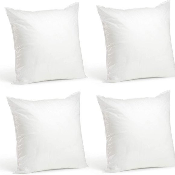4pc 20x20 Premium Hypoallergenic Stuffer Pillows